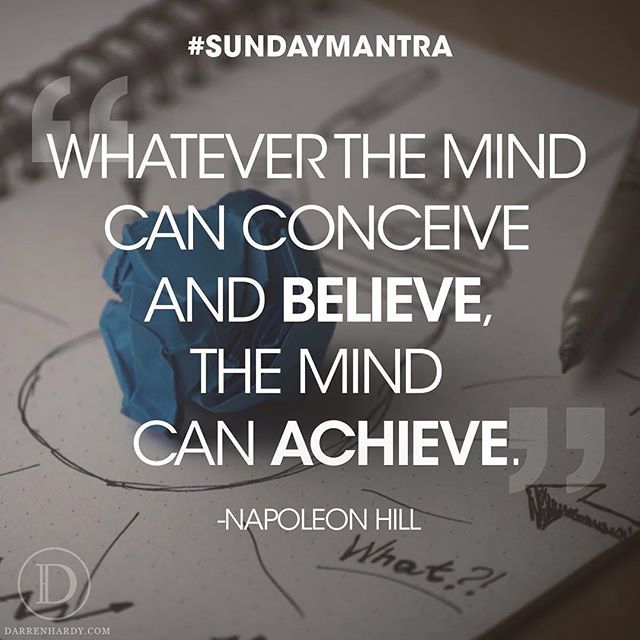 Whatever the mind can conceive