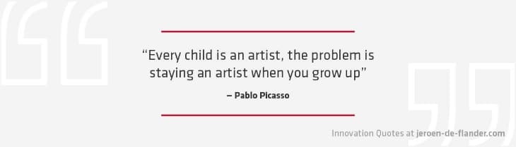 Every child is an artist the problem is staying an artist when you grow up-hoogbegaafd