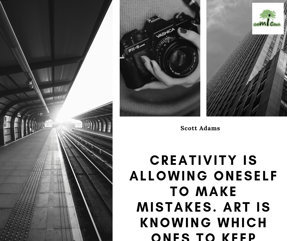 CREATIVITY IS ALLOWING ONESELF TO MAKE MISTAKES. ART IS KNOWING WHICH ONES TO KEEP