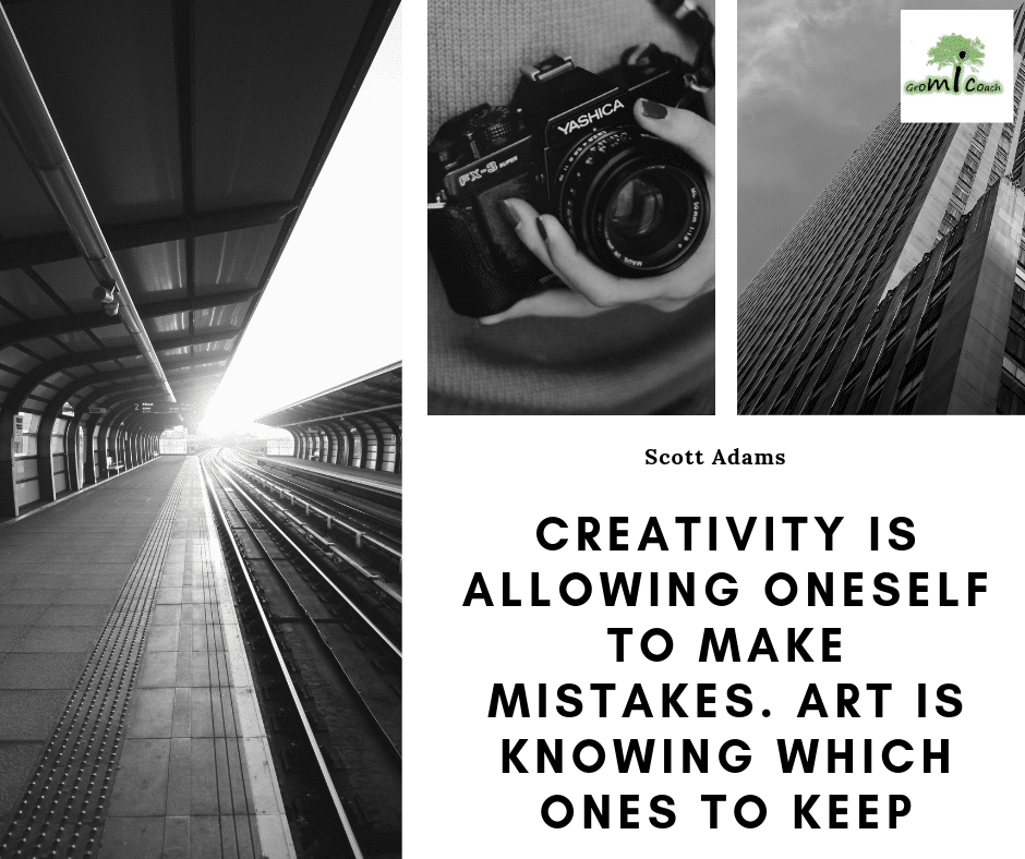 CREATIVITY IS ALLOWING ONESELF TO MAKE MISTAKES. ART IS KNOWING WHICH ONES TO KEEP-hoogbegaafd